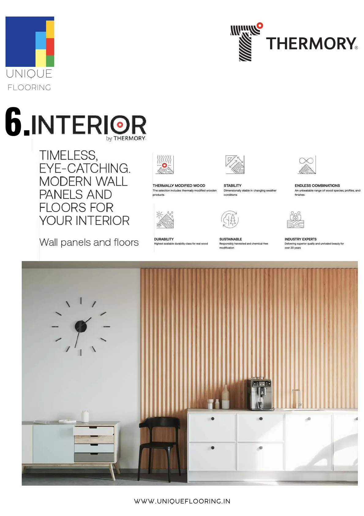 Interior Thermory – Durable Wood