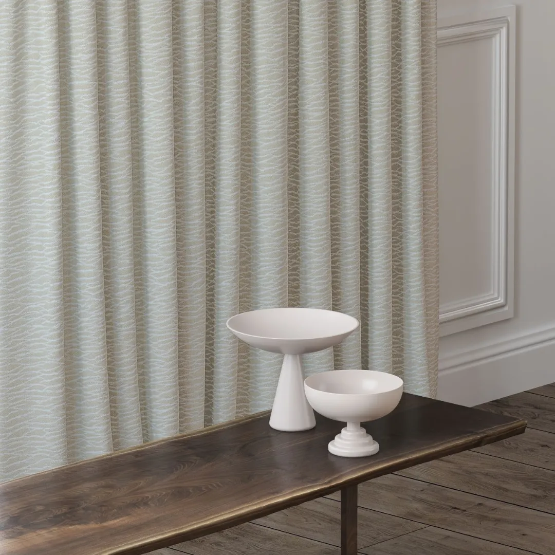 Vaya Olympia Basque Snow Curtain Fabric