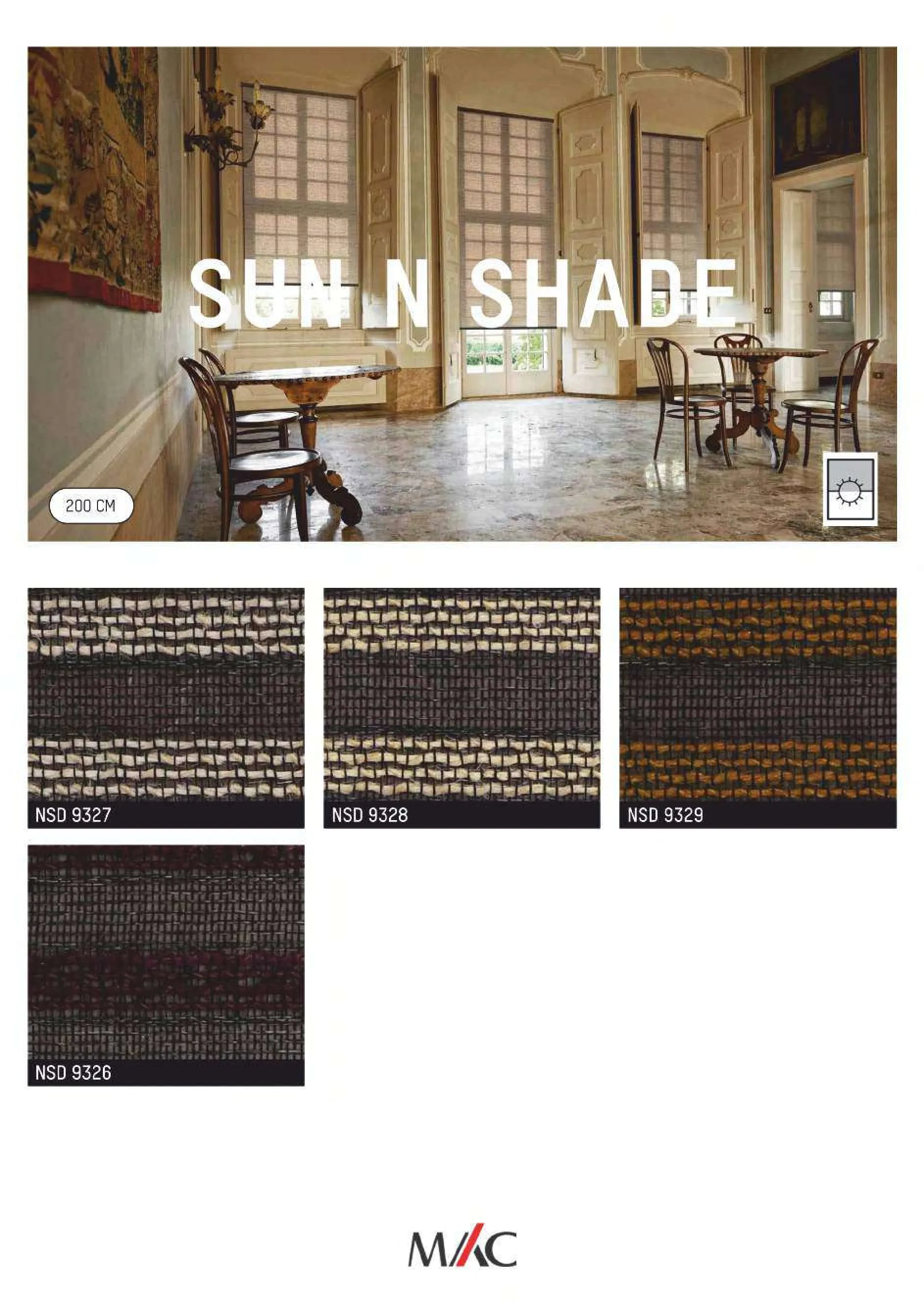 Mac Nature Blinds SUN N SHADE – Stylish & Durable Window Blinds