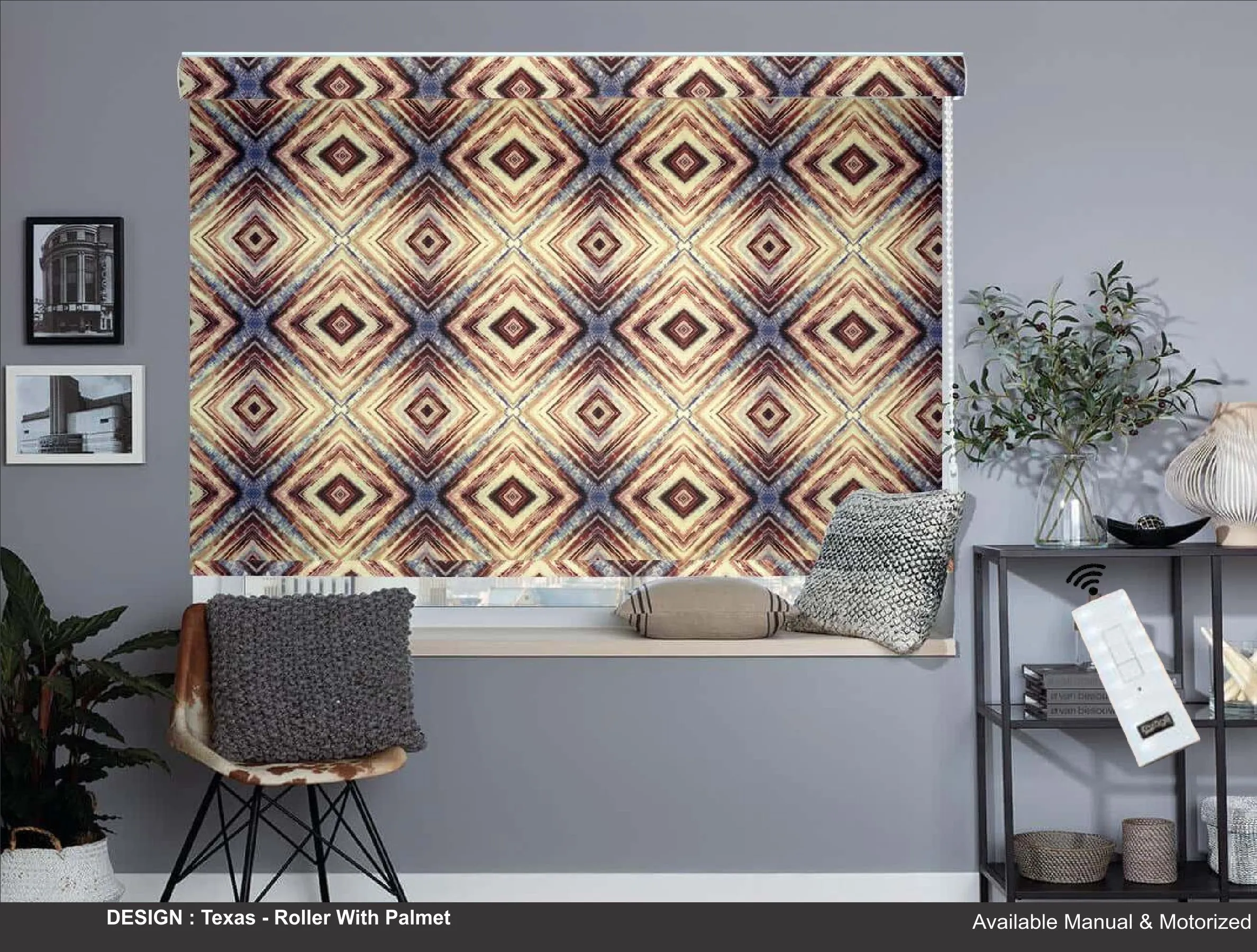 Kazage Texas  Printed Blinds & Wallpapers Design
