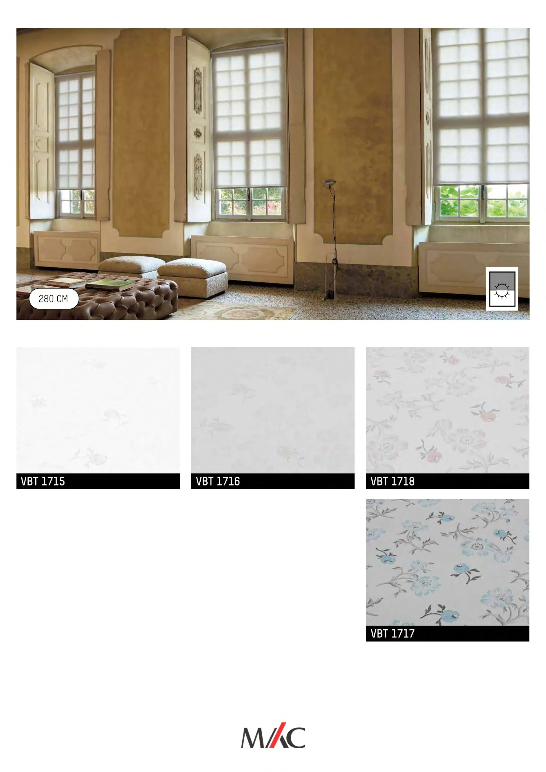 Mac Verve Botanic-2  Blinds – Elegant Light Control