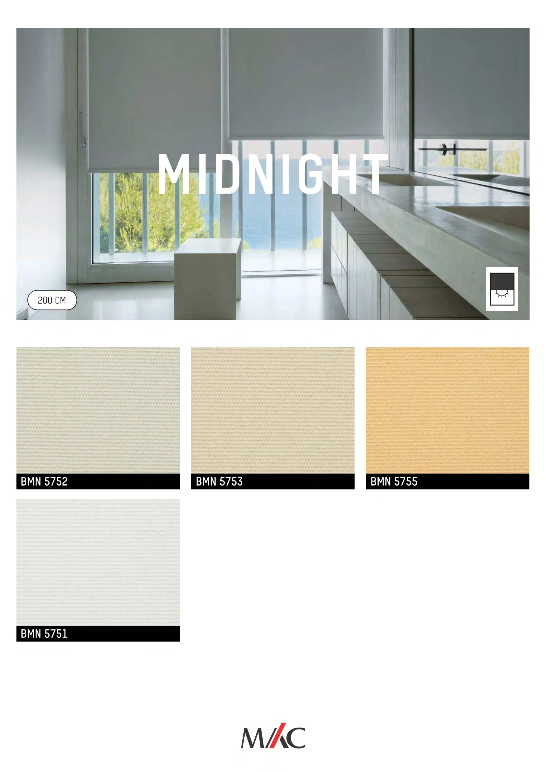 Mac Blackout Blinds MIDNIGHT – Full Light Control