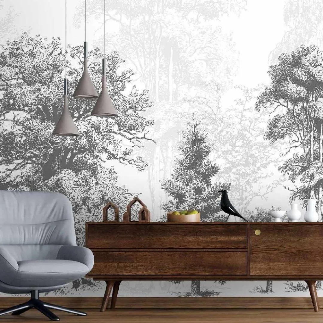 Kashmir Tropical Custom Wallpaper - Exquisite Nature-Inspired Designs