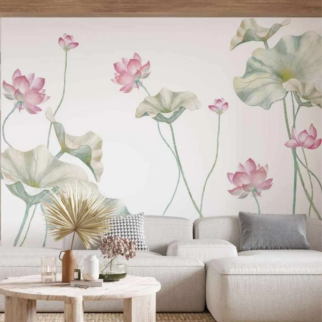 Lotus Tropical Wallpaper Collection - Exquisite Customized Designs