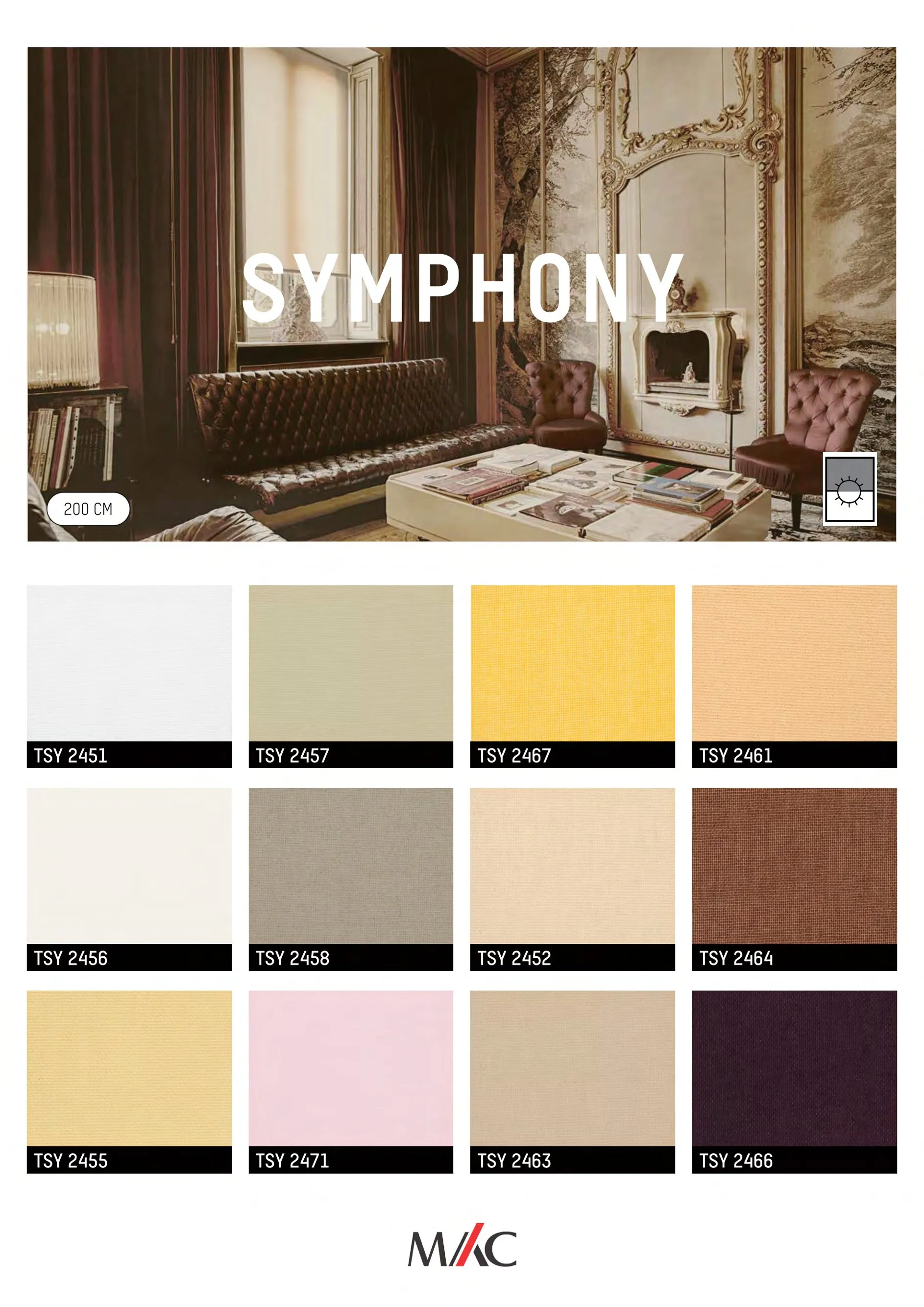Mac Translucent Blinds SYMPHONY – Soft Light & Privacy