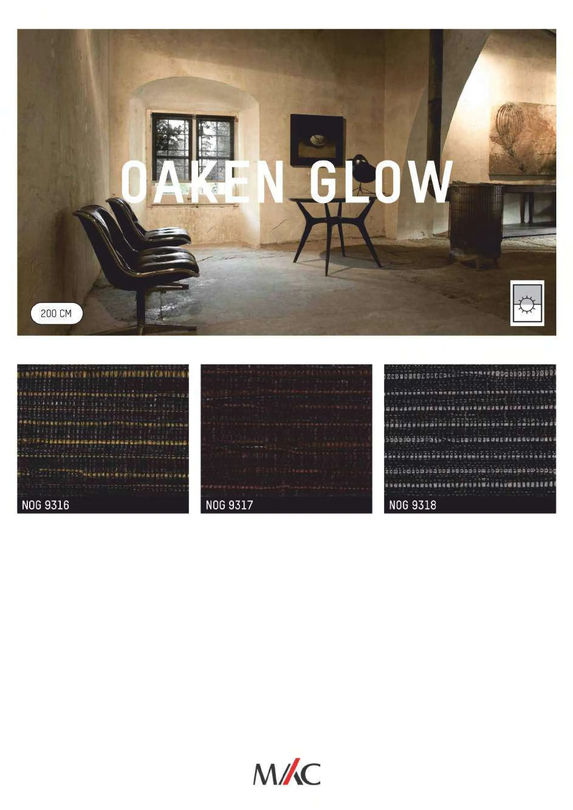 Mac Nature Blinds OAKEN GLOW – Stylish & Durable Window Blinds