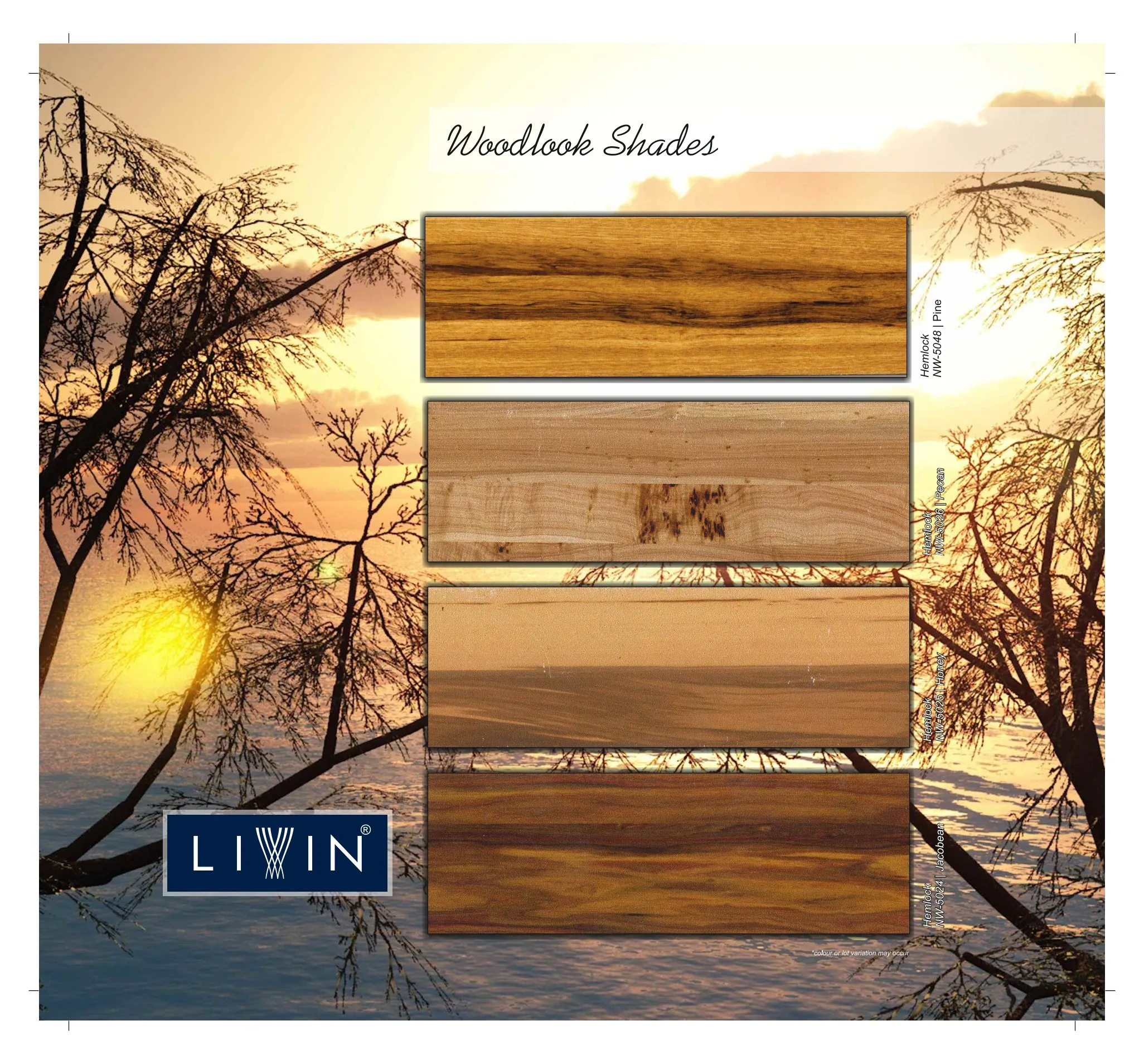 Livin Wooden Blinds NW-5024– NW-5025 NW-5026-Elegant & Durable