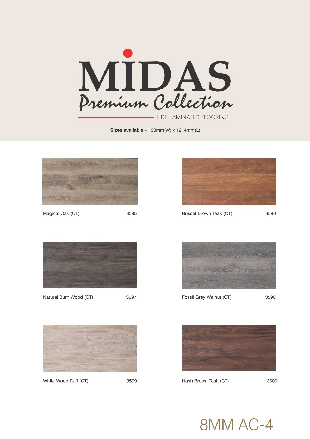Action Tesa Magical oak 3595 8mm Laminate Flooring