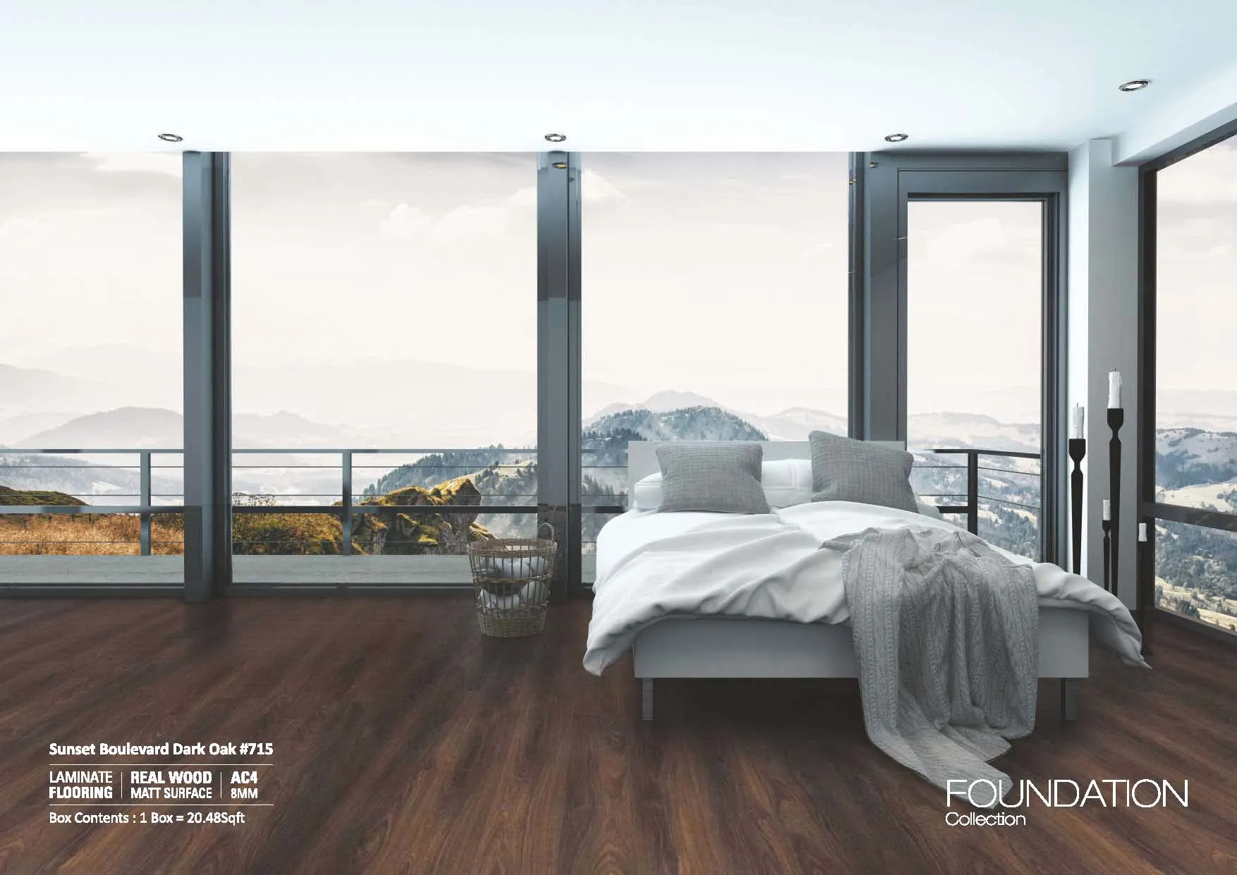 Lamiwood Foundation Collection Sunset Boulevard Dark Oak #715