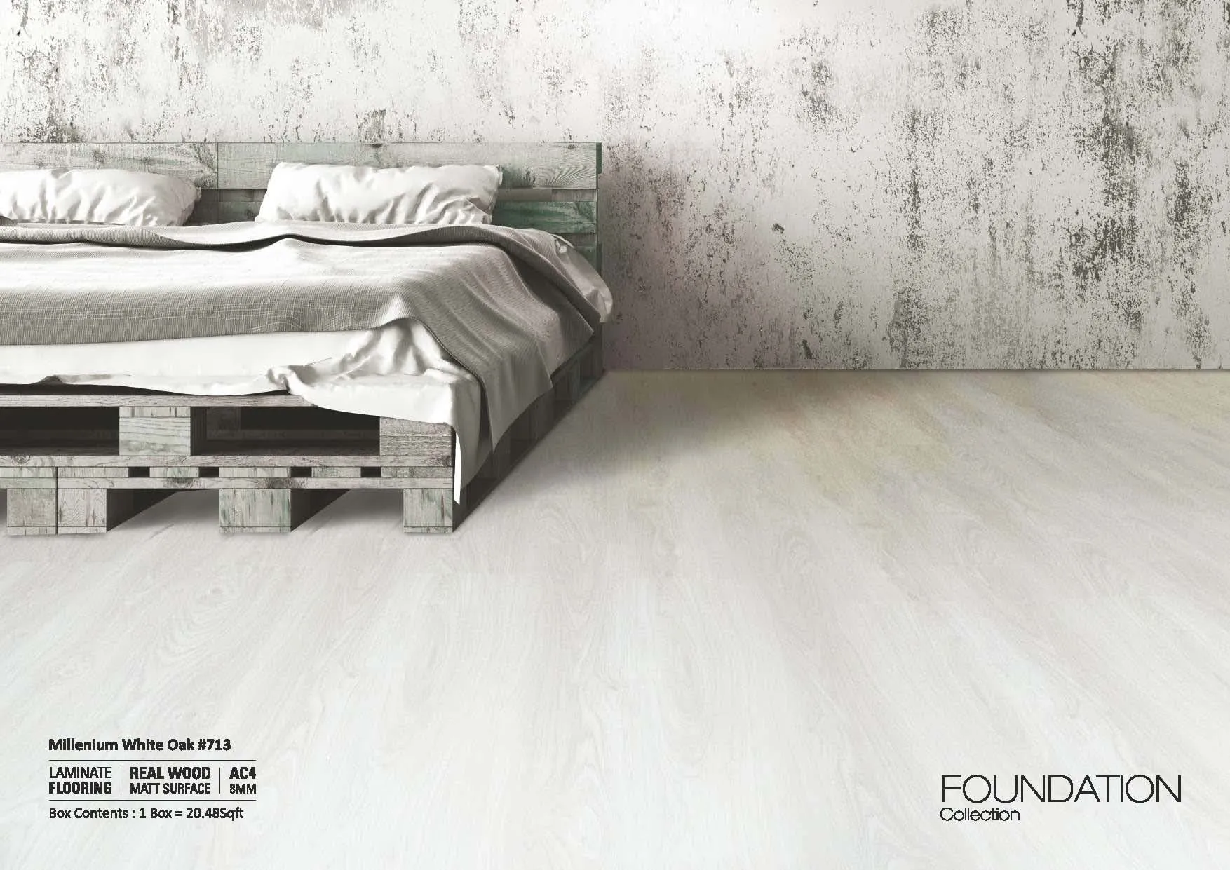 Lamiwood Foundation Collection Millenium White Oak #713