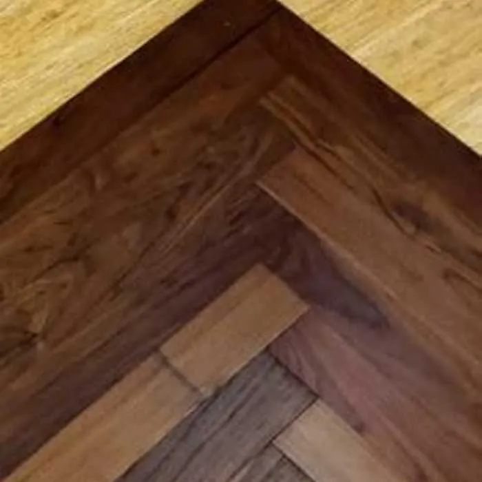 Wood Walk Herringbone Collection American-walnut
