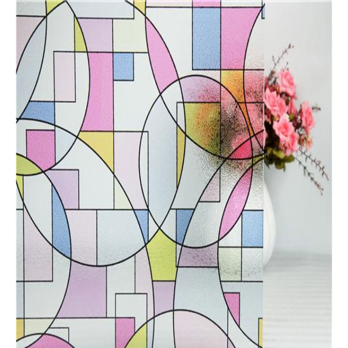 Amcor International Allure Glass D302g(abstract Squares)
