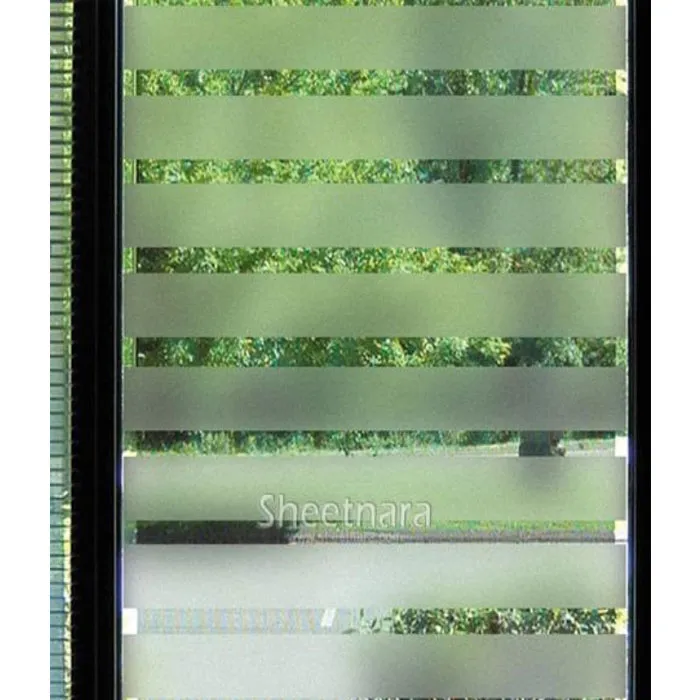 Amcor International Allure Glass F006(satin Strip 3.5cm)