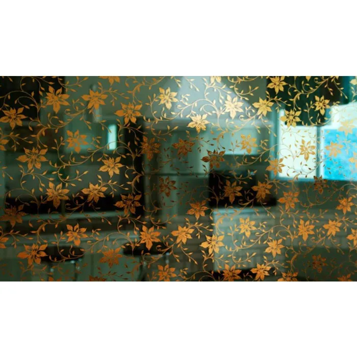 Amcor International Allure Glass G001(golden Leaves)