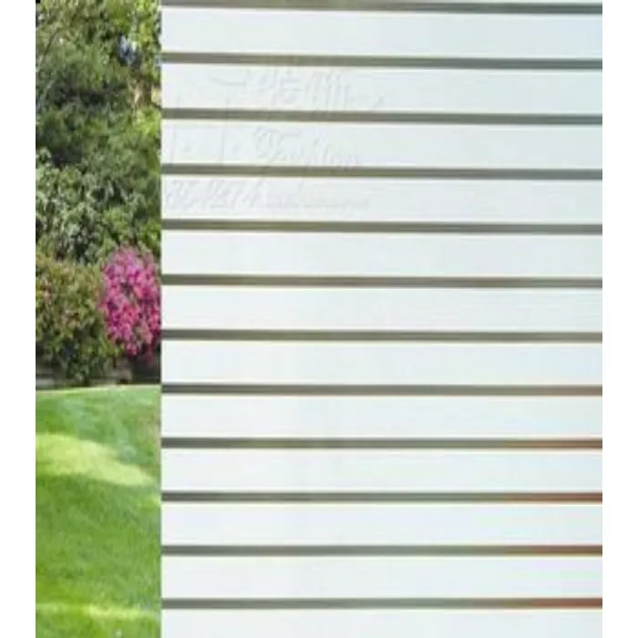 Amcor International Oorja Glass E042-(1-INCH-WHITE-BROAD-LINES)