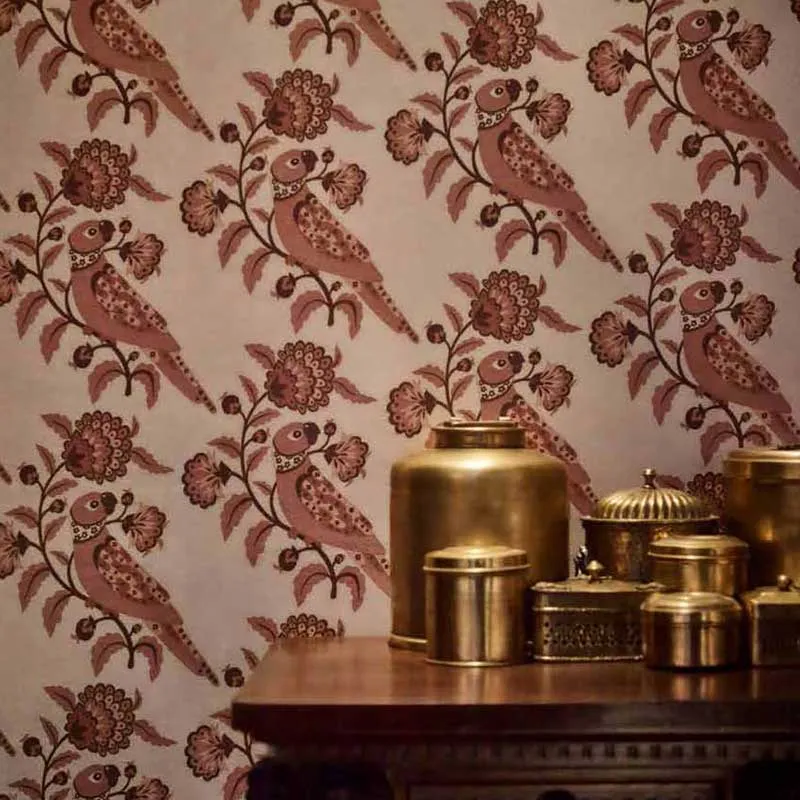 Sabya Final Cinnamon - Luxury Wallpapers And Fabric - W046D28PS75