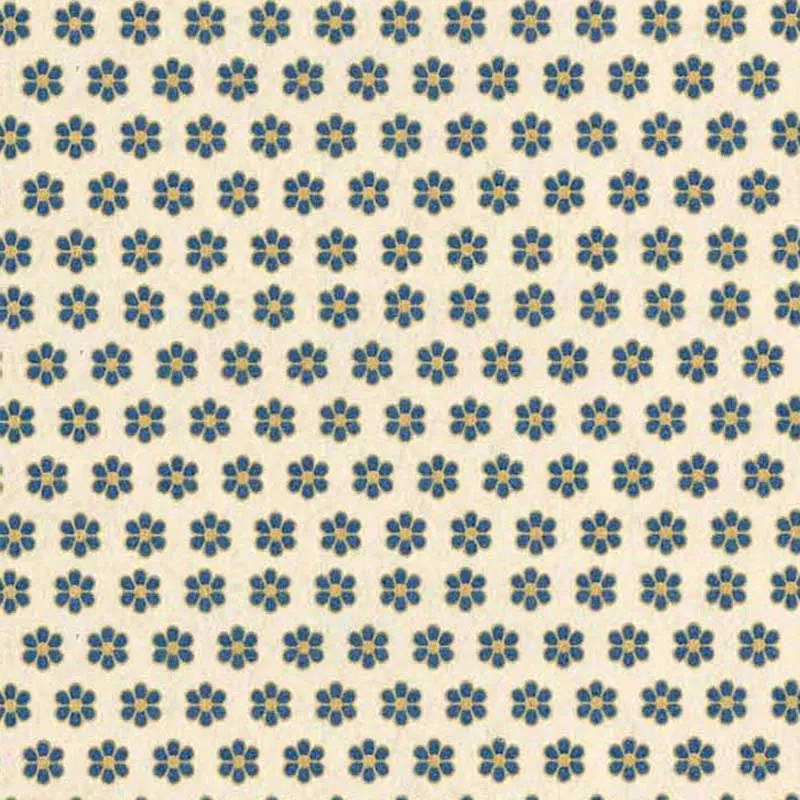 Sabya Final Indigo - Luxury Wallpapers And Fabric - W046D290S75