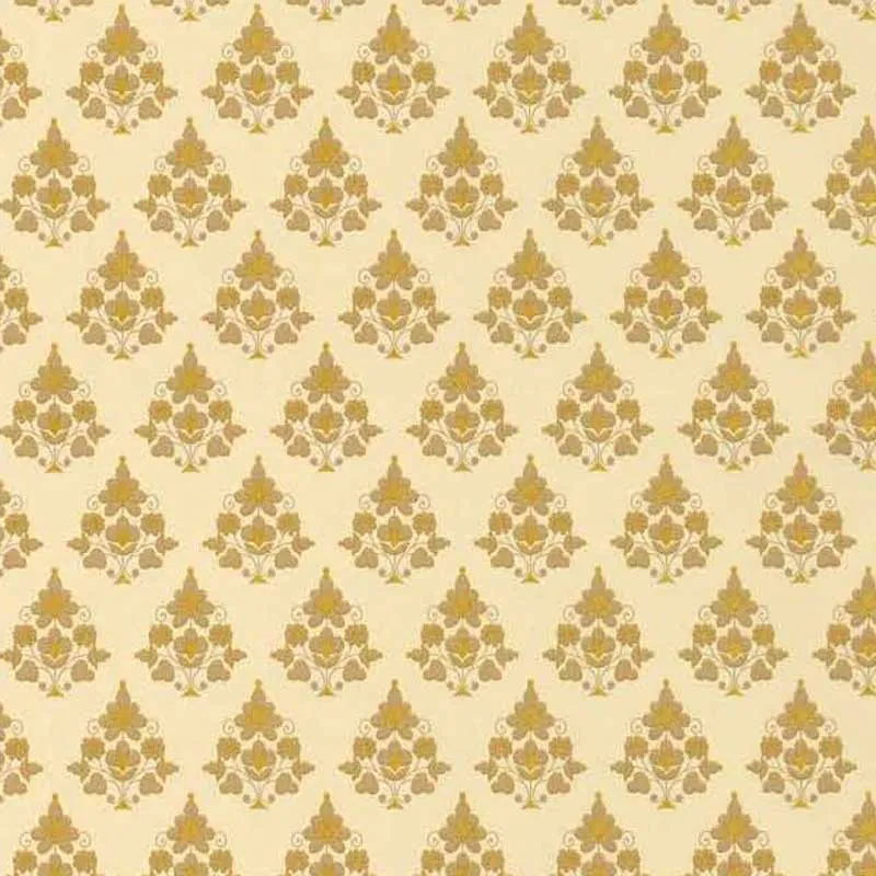 Sabya Final Ivory Gold - Luxury Wallpapers And Fabric - W046D28RS75