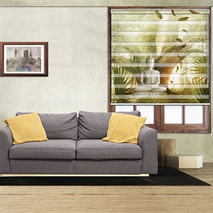 Spinn Decor Vol-1 SDM1298 | Customized Zebra Window Blind