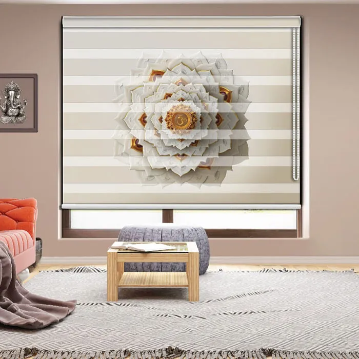 Spinn Decor Vol-1 SDM1528 | Customized Zebra Window Blind
