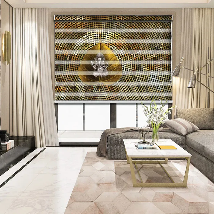 Spinn Decor Vol-1 SDM1527 | Customized Zebra Window Blind