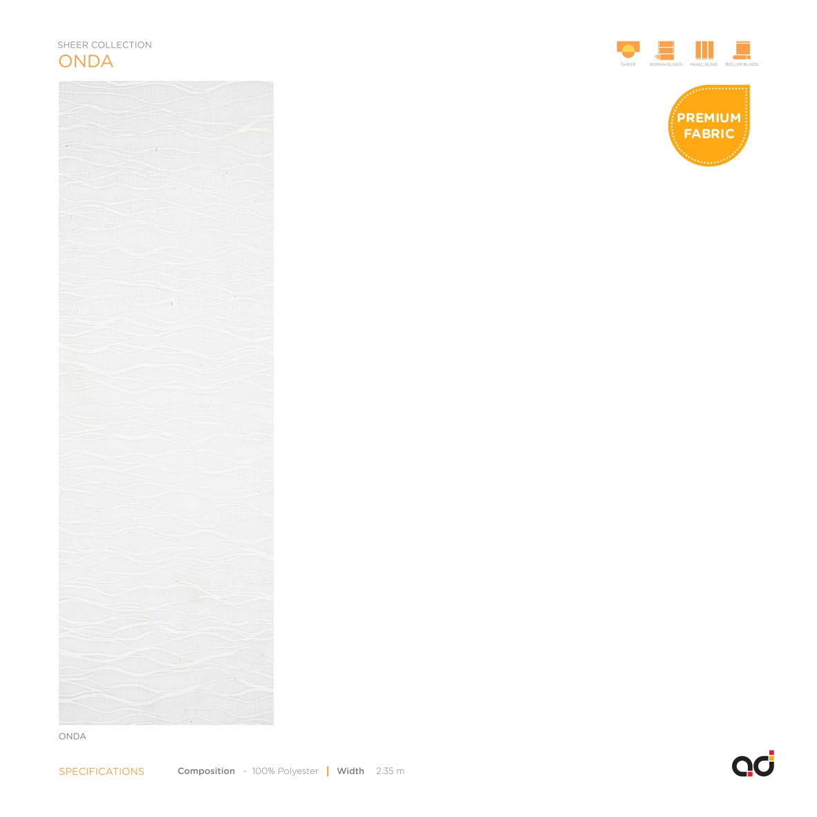 AD Roller Onda blind Collection