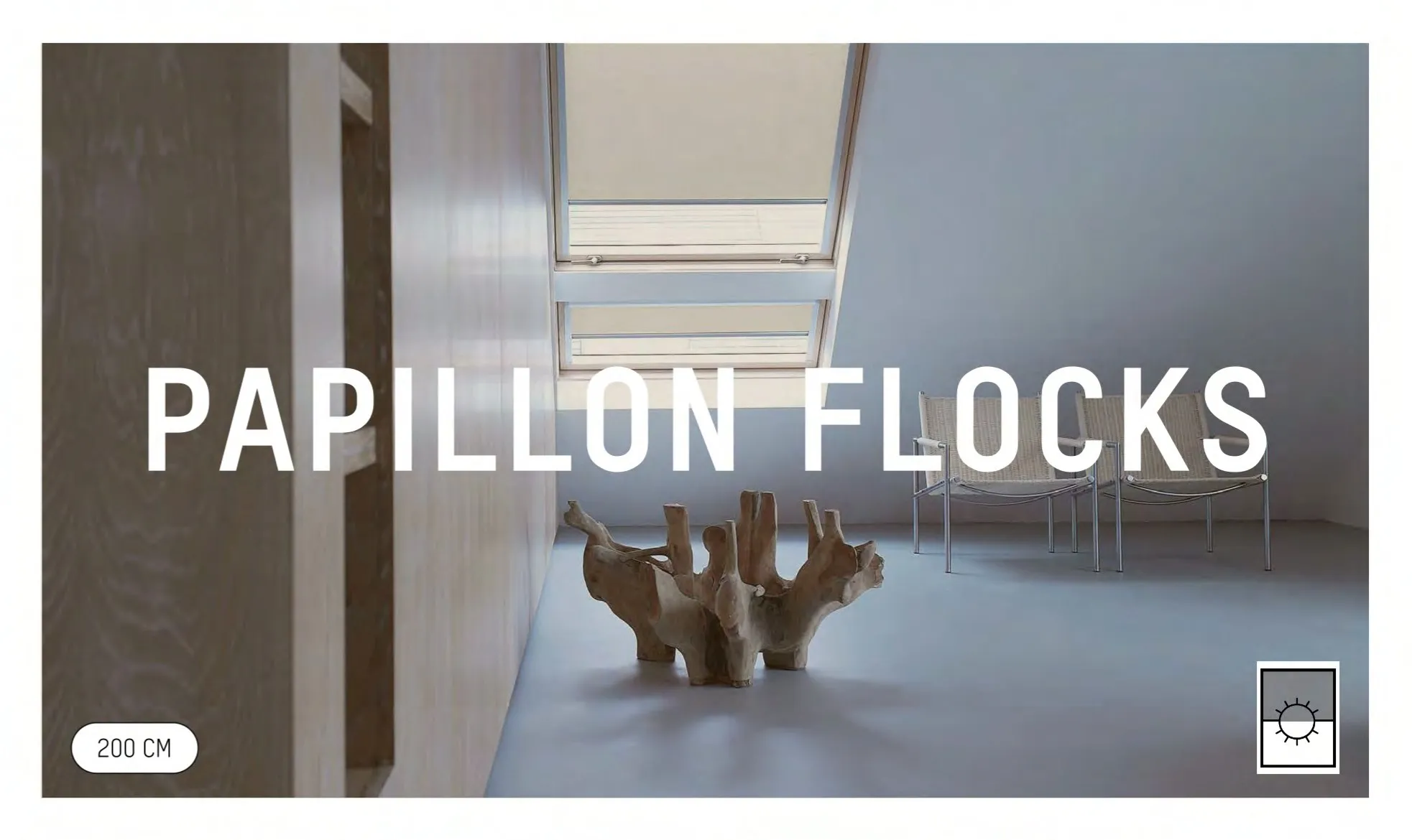 Mac Roller Papillon Flocks Blind