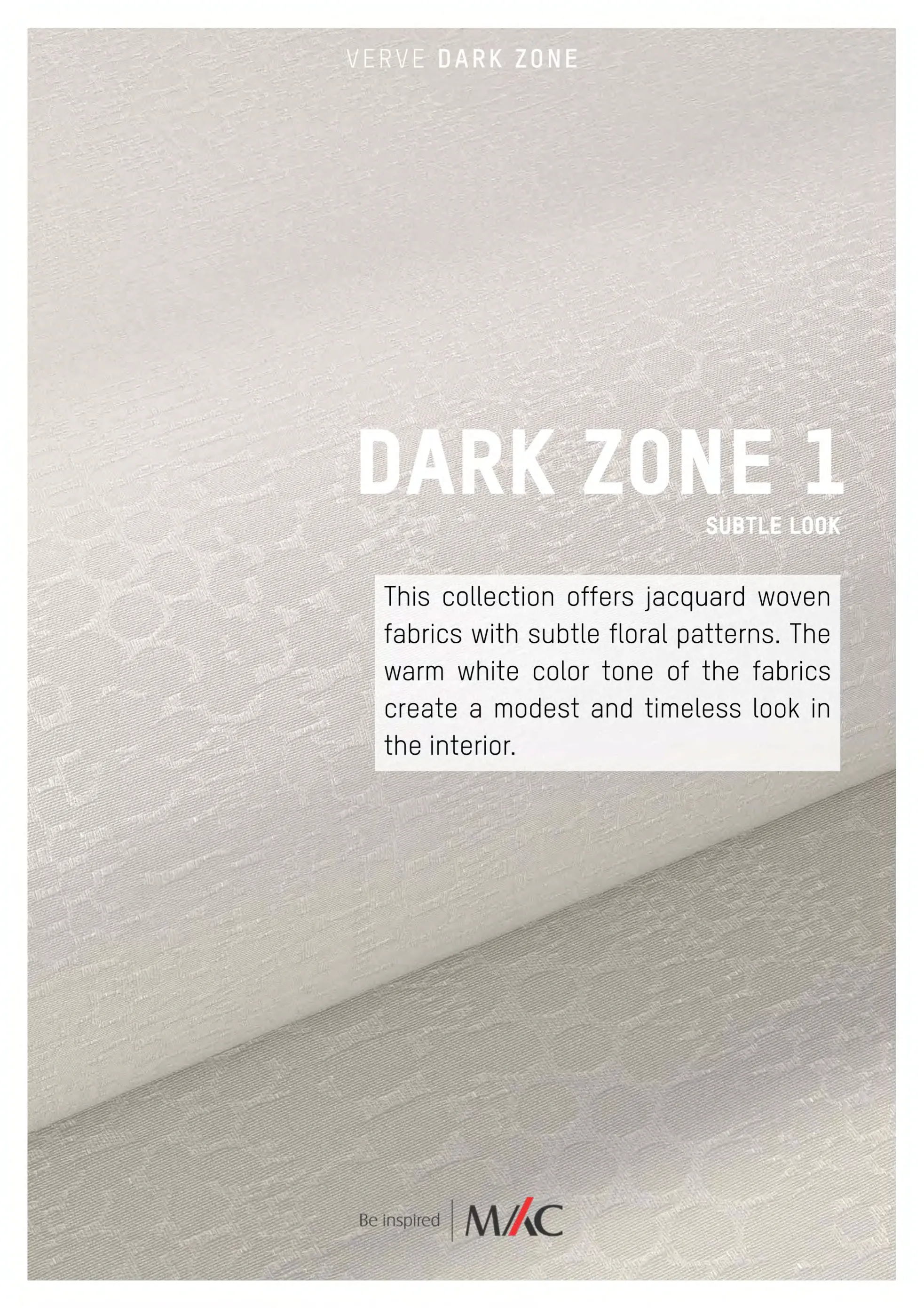 Mac Roller Blind Verve Blind Dark Zone Collection