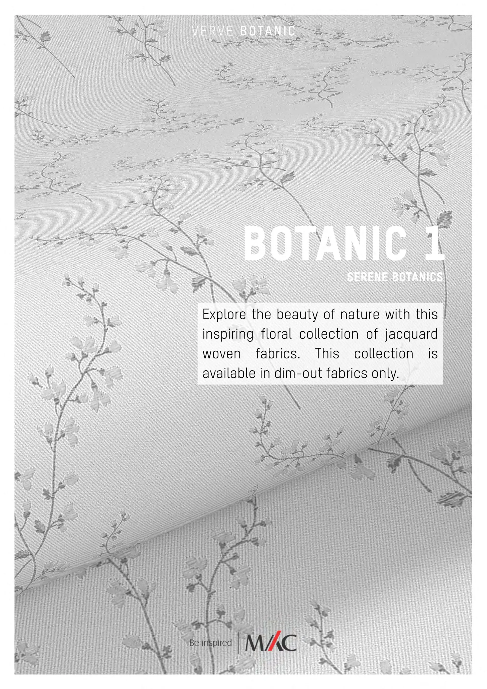 Mac Roller Blind Verve Botanic - Collection1