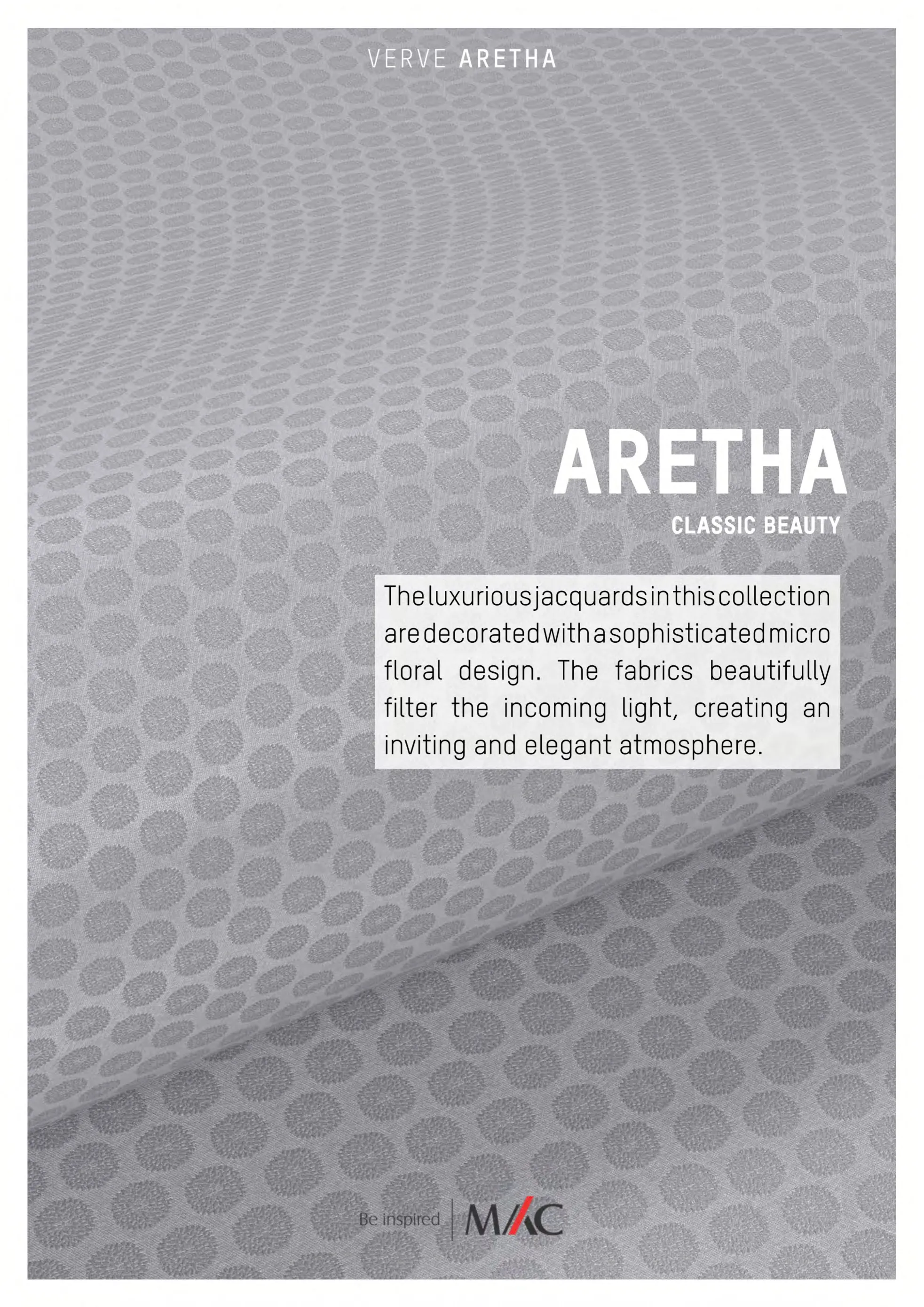 Mac Roller Blind Verve Aretha Collection