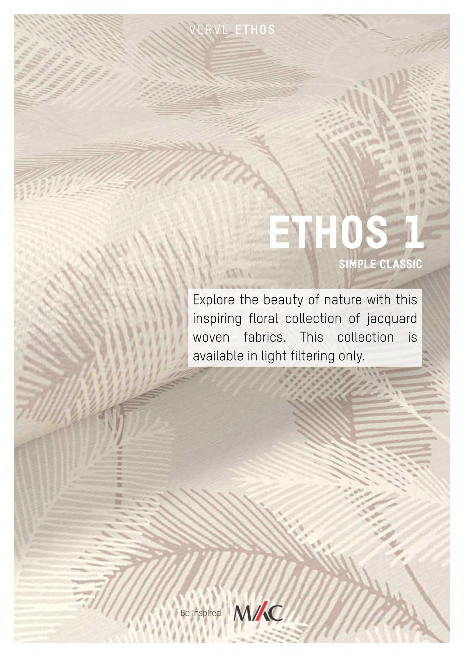 Mac Roller Blind Verve Ethos - 1 Collection