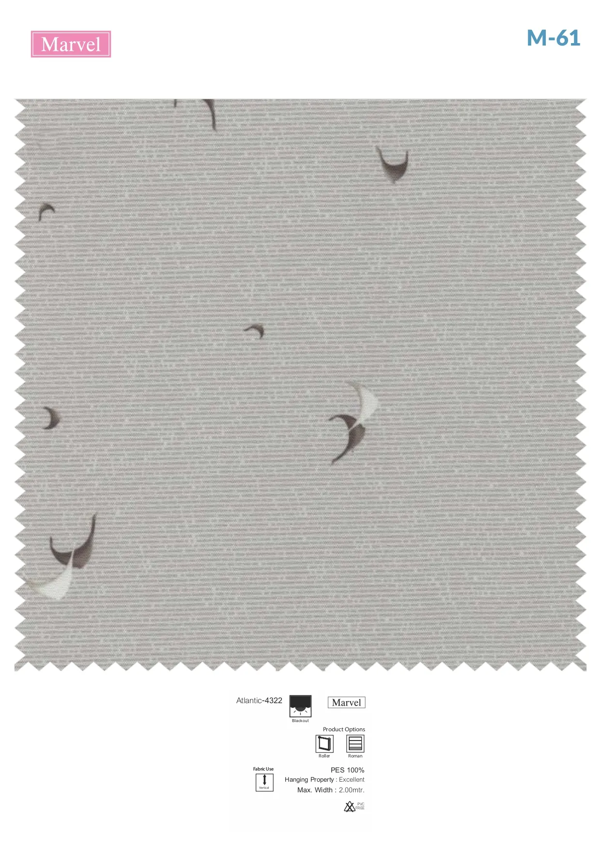 Marvel Roller Blind Atlantic Collection