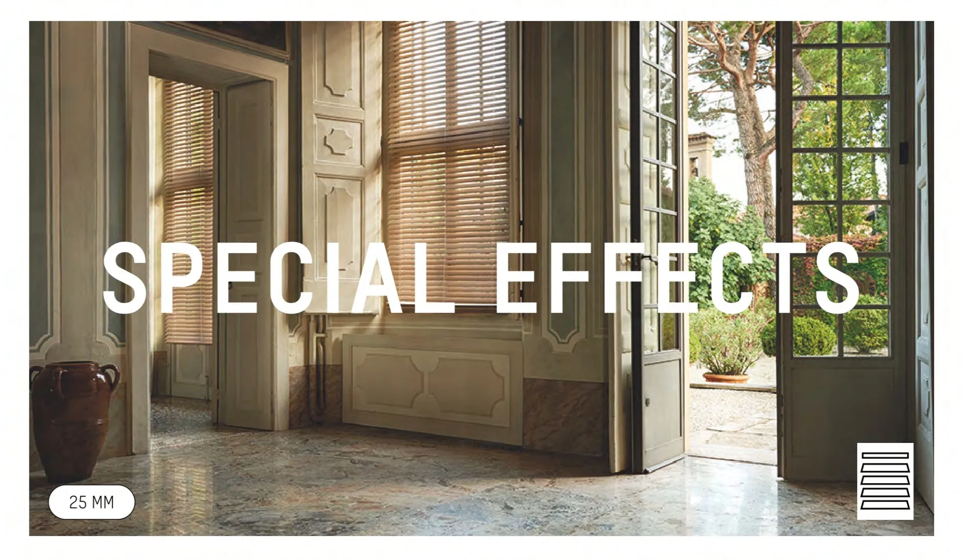 Mac Metal Venetian Blind Special Effects 25mm Collection