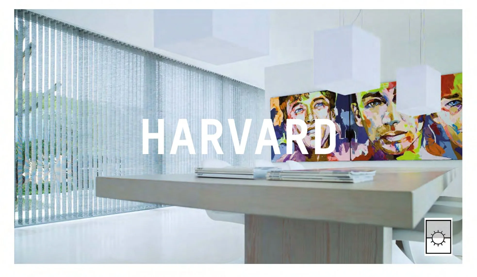 Mac Vertical Blind Harvard Collection