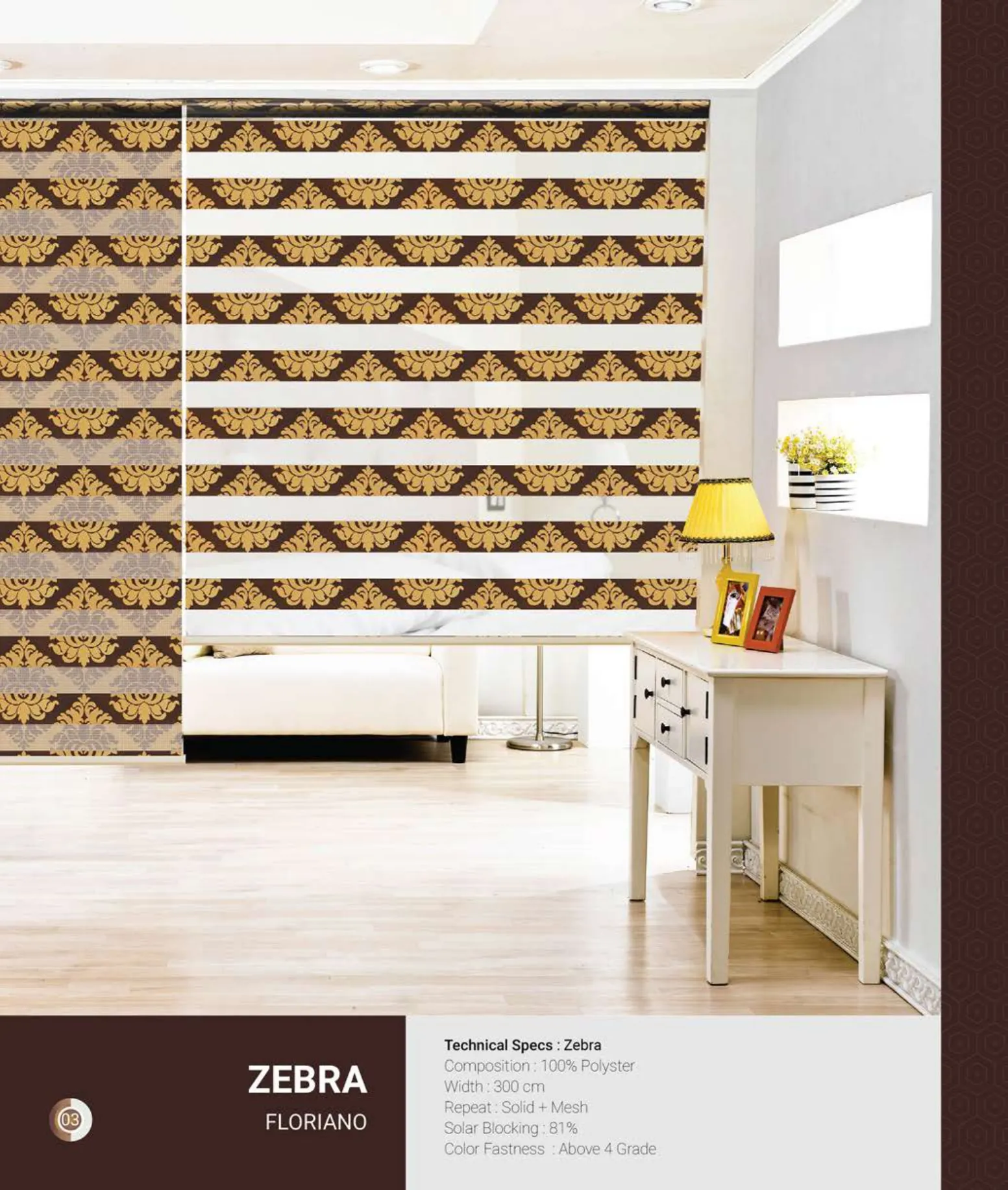 Floriano Johnson Zebra Blind