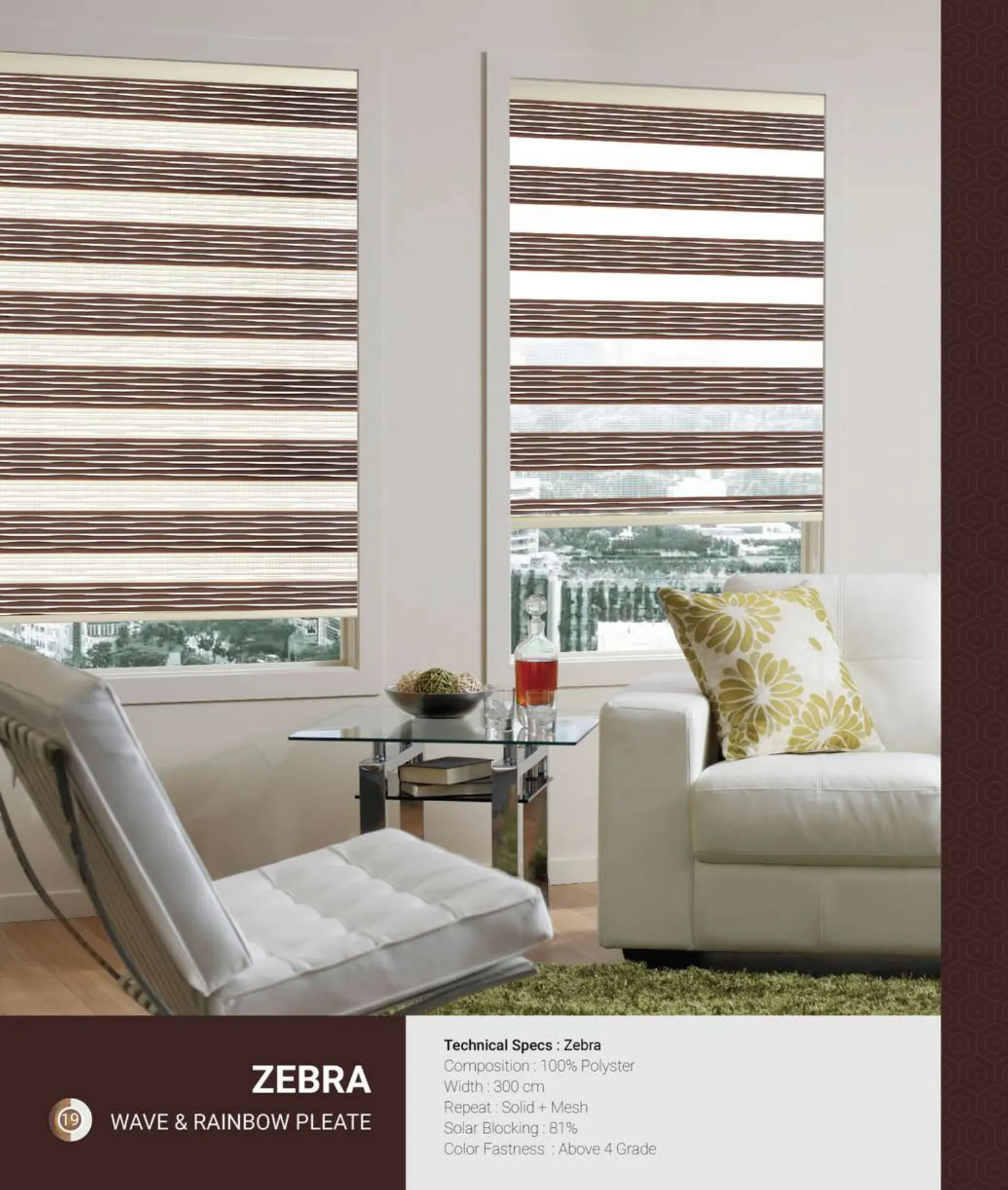 Wave Johnson Zebra Blind