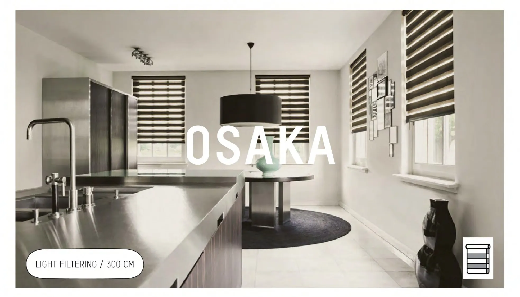 Osaka Mac Zebra Blind