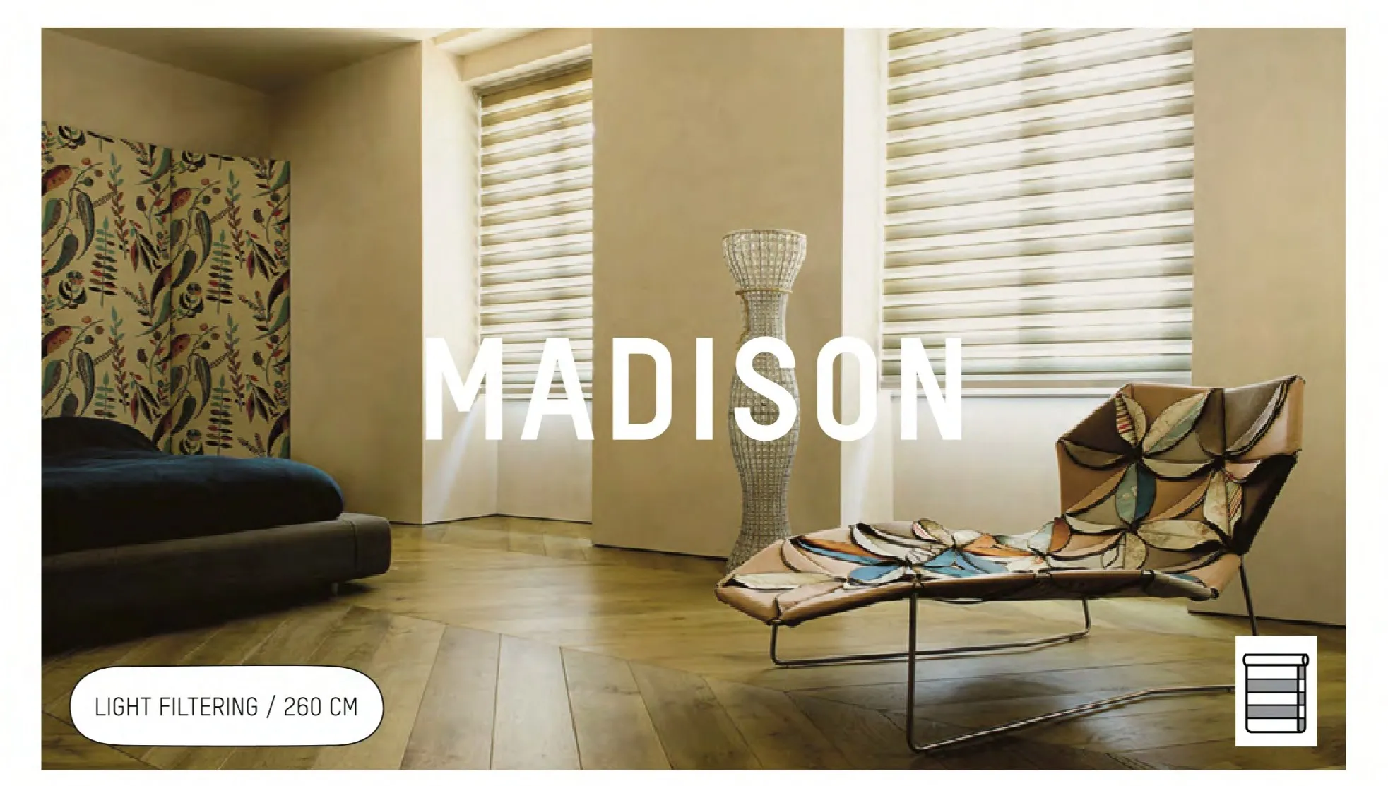 Madison Mac Zebra Blind
