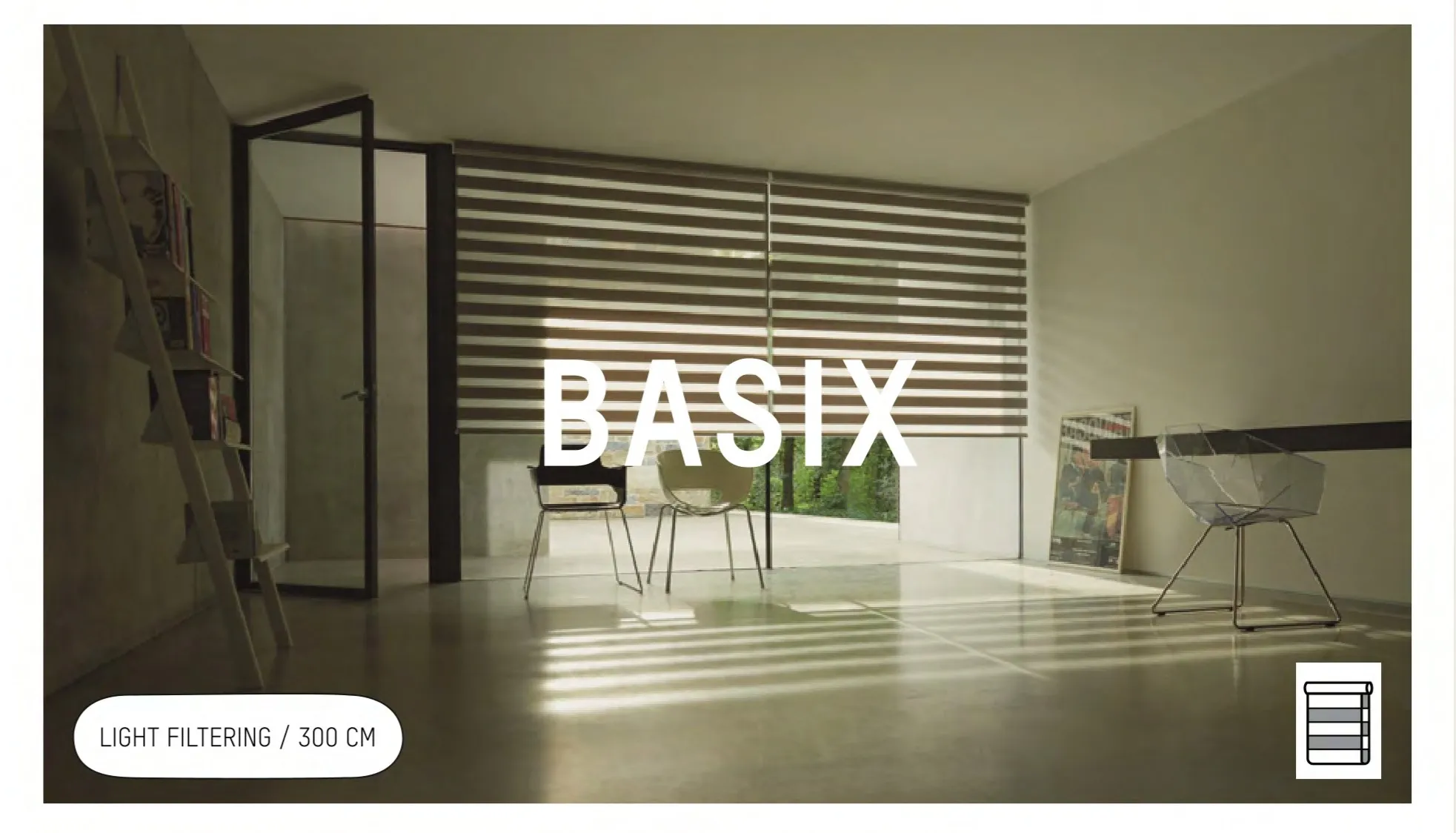 Basix Mac Zebra Blind