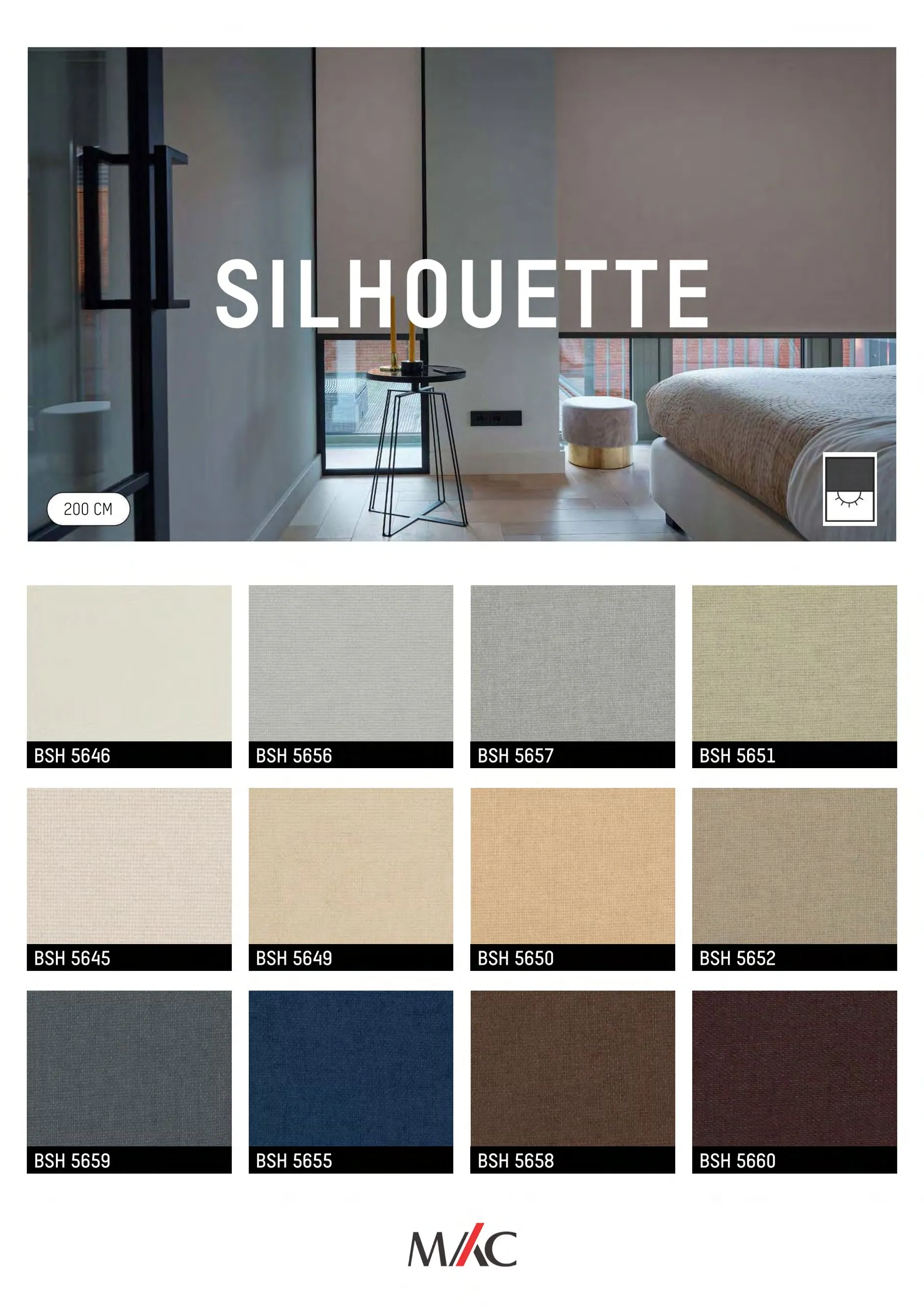 Mac Blackout Blinds SILHOUETTE – Complete Light Control