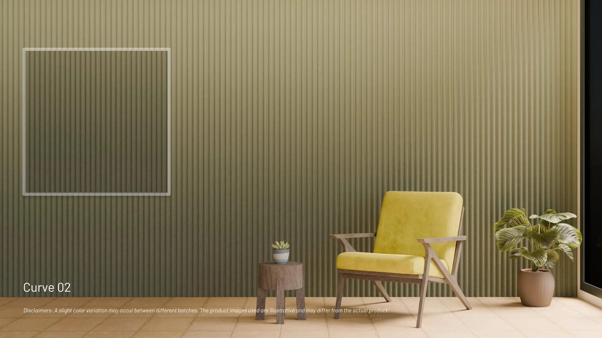 Curve 02-SolarBrite Embossed Fluted Panel – Durable & Stylish