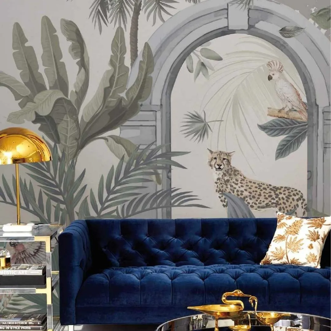 Custom Vintage Tropical Wallpaper Collection