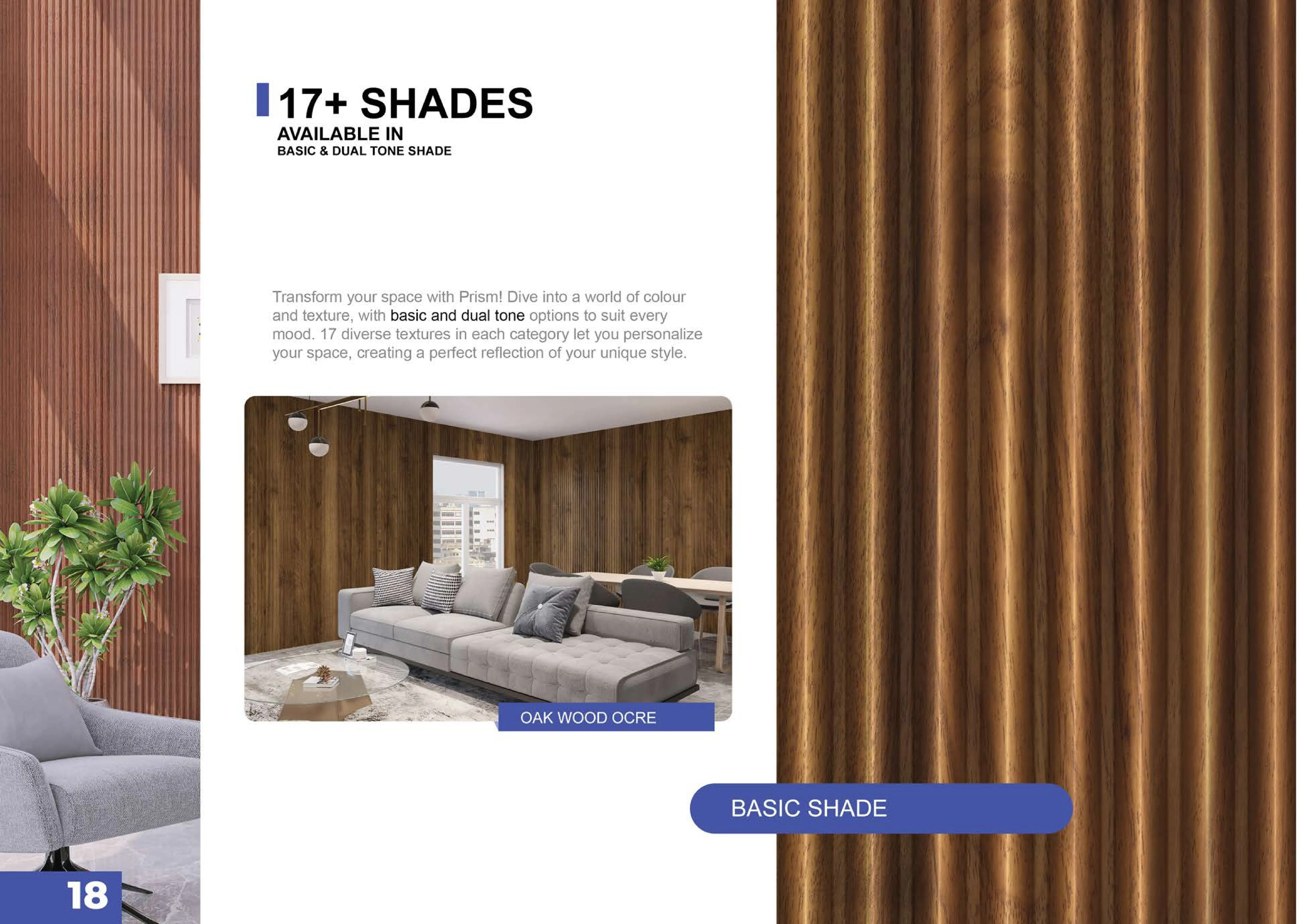 Pare Innov2+ Ceiling Panel Oak Wood Ocre
