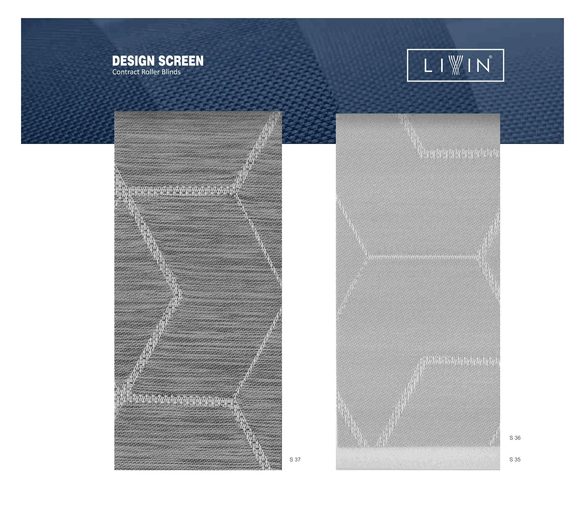 Livin Roller Blinds – Stylish & Light-Filtering S-35TO 37-Shades