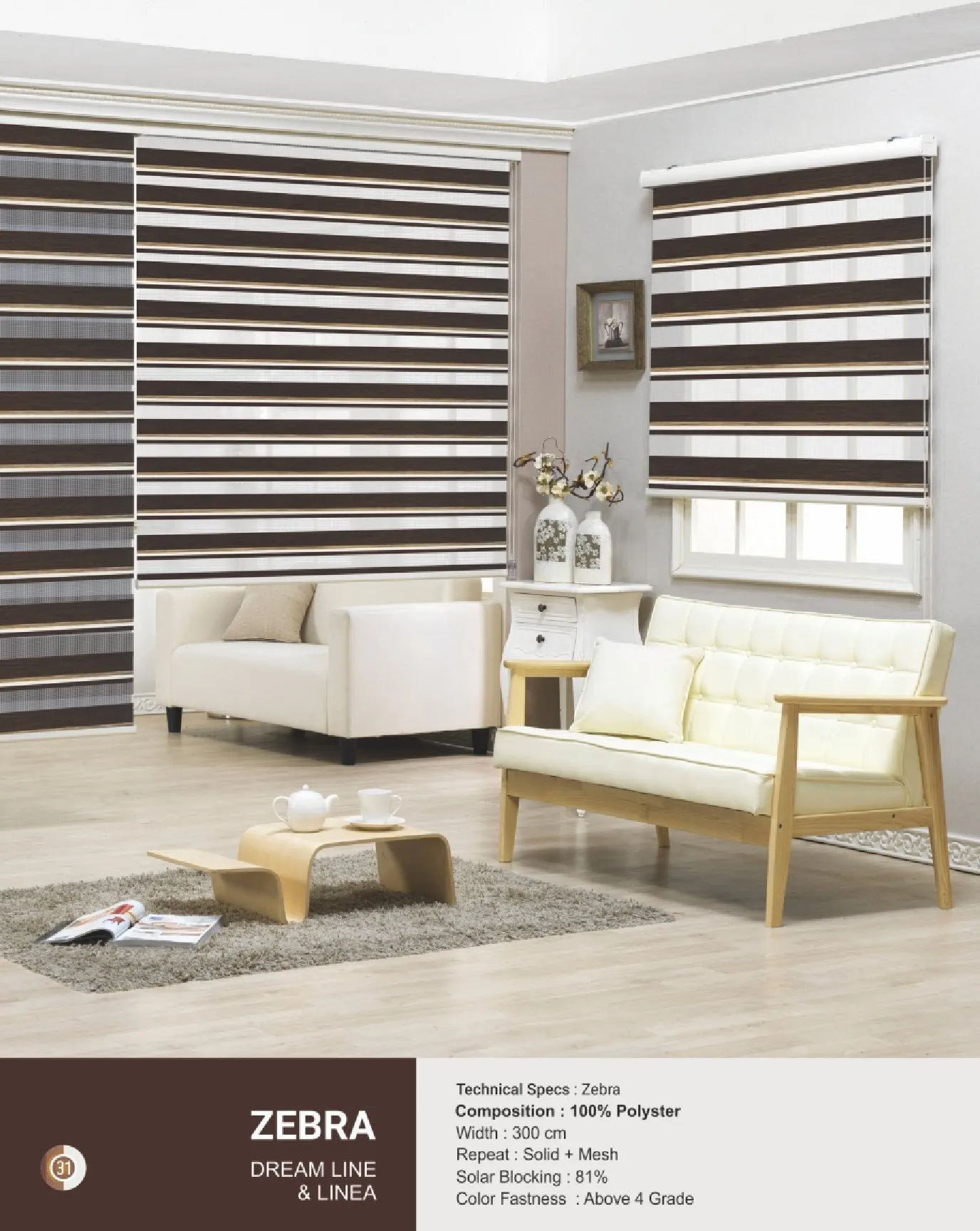 Johnson Zebra Window Blinds – DREAM LINE & LINEA