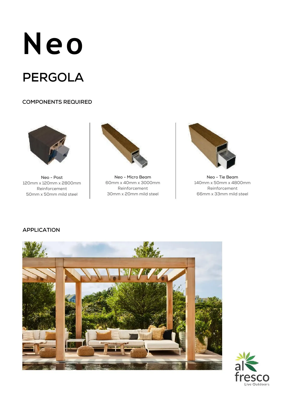 Wonderwood Neo Pergola – Stylish & Durable Outdoor Shade