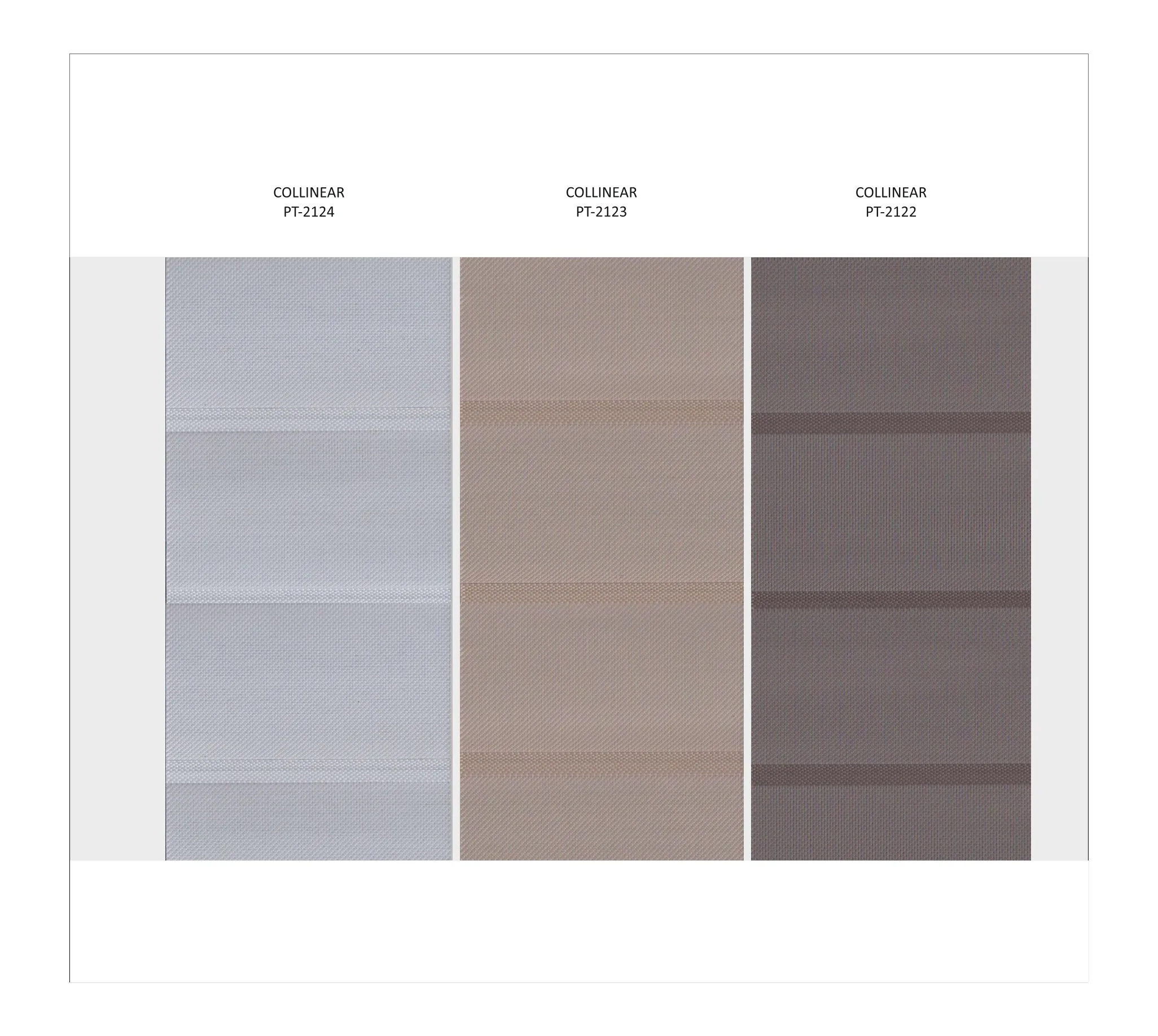 Livin Collinear Blinds PT-2124 to PT-2123 –PT-2122-Modern Window Cover
