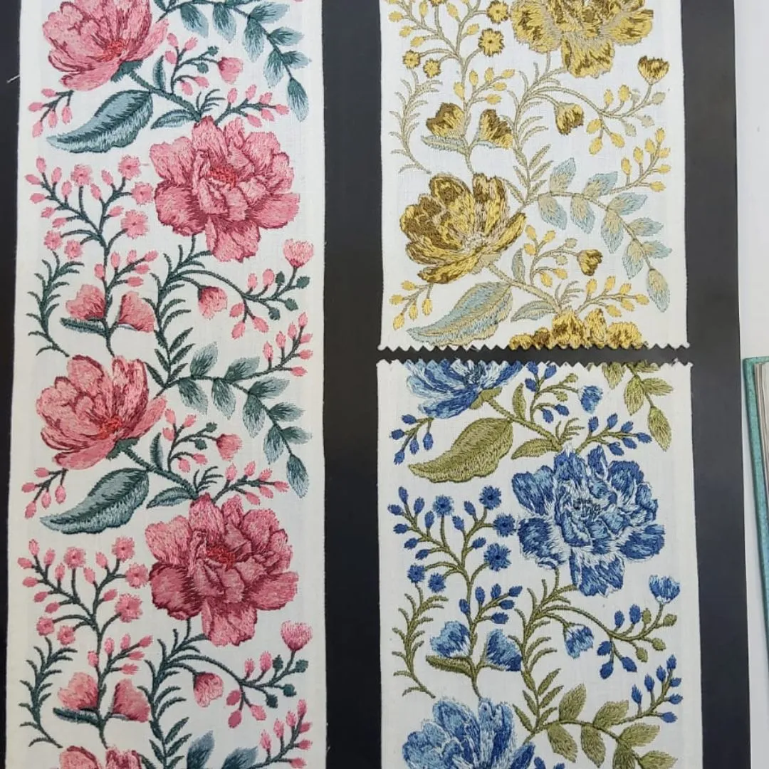 Premium Curtain & Sofa Borders: Enhance Upholstery with 17 Fabric Options