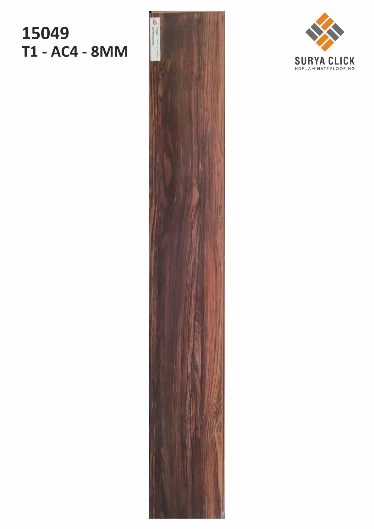 ( 15049  T1 - AC4 - 8MM ) Defloors Surya Planks  | Durable Flooring