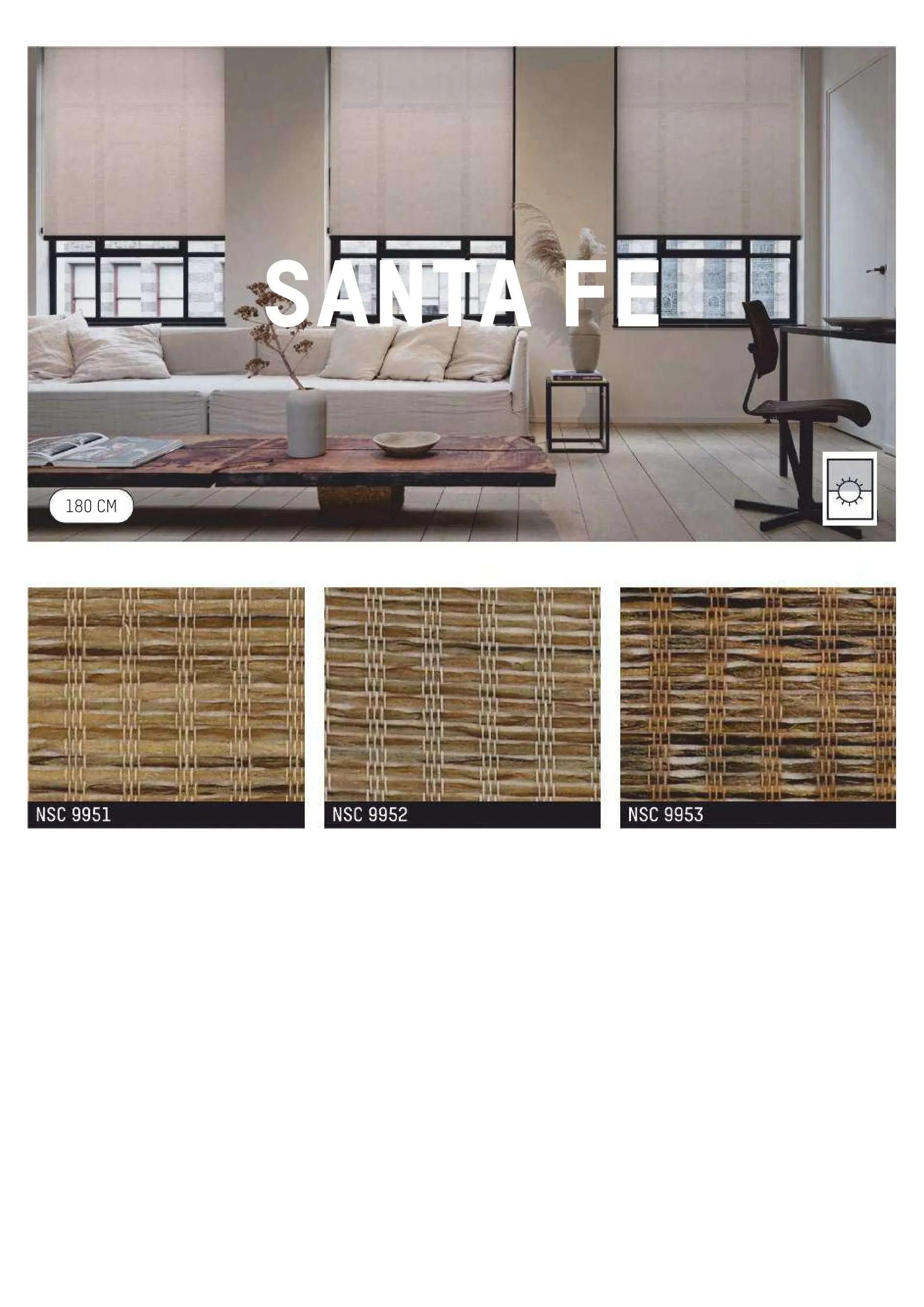 Mac Nature Blinds SANTA FE – Stylish & Durable Window Blinds